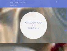 Tablet Screenshot of cocoonyou.com